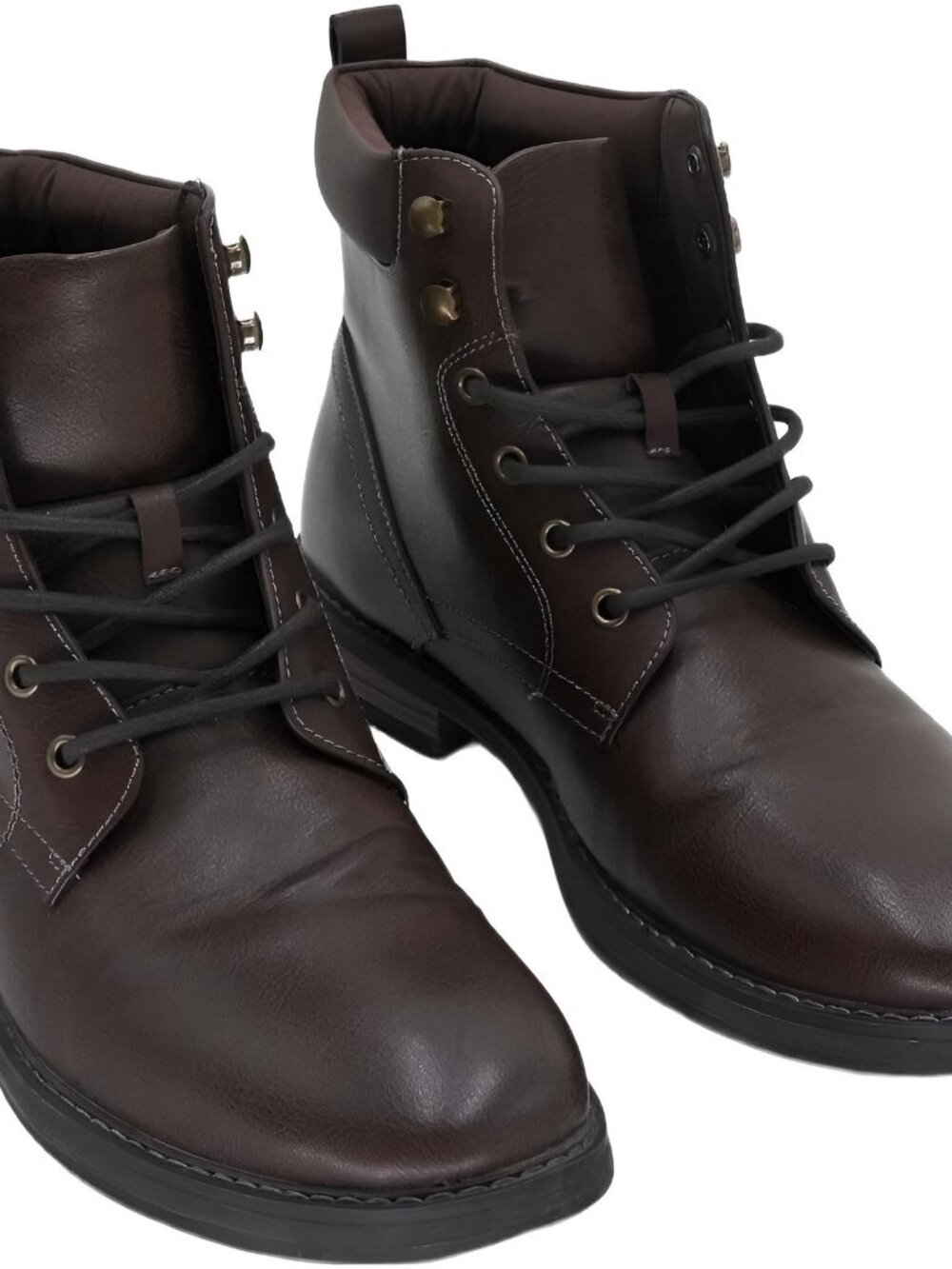 Club Room Men's Lace-Up Dress Boots Tan - Size 10
